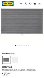 Ikea HOPPVALS Rolgordijn Grijs - Zo goed als nieuw!, Huis en Inrichting, Stoffering | Gordijnen en Lamellen, 100 tot 150 cm, 200 cm of meer
