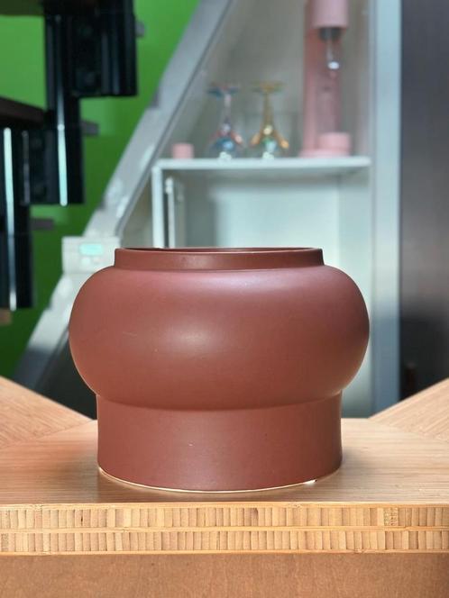 Bolia Totem Bloempot 17cm, Tuin en Terras, Bloempotten, Zo goed als nieuw, Aardewerk, Minder dan 25 cm, Rond, Ophalen of Verzenden