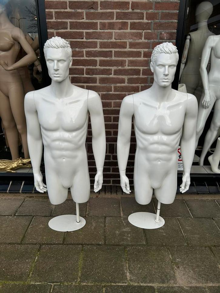 Heren torso buste etalagepop paspop etalagefiguur, Kleding | Heren, Overige Herenkleding, Zo goed als nieuw, Ophalen of Verzenden