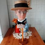 Antieke mannequin etalage hoofd, Antiek en Kunst, Curiosa en Brocante, Ophalen of Verzenden