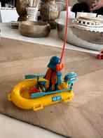 Vintage set playmobil set 3574 visser met rubberboot, Ophalen of Verzenden, Gebruikt