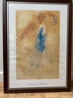 Ingelijste Kunstposter Auguste Rodin  – 5070 cm, Huis en Inrichting, Woonaccessoires | Schilderijen, Tekeningen en Foto's, 50 tot 75 cm