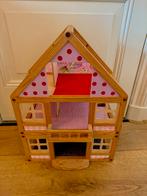 Poppenhuis uit hout, Ophalen, Zo goed als nieuw, Poppenhuis