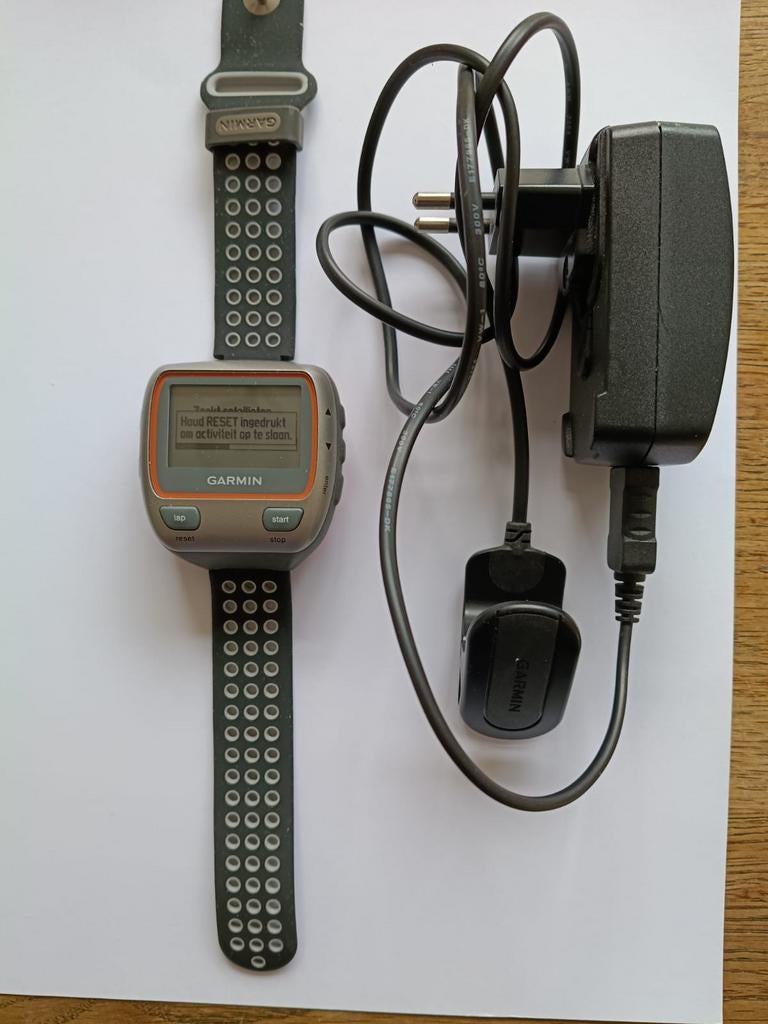 Garmin sporthorloge incl. oplader., Ophalen of Verzenden, Zo goed als nieuw, Zwart, Android