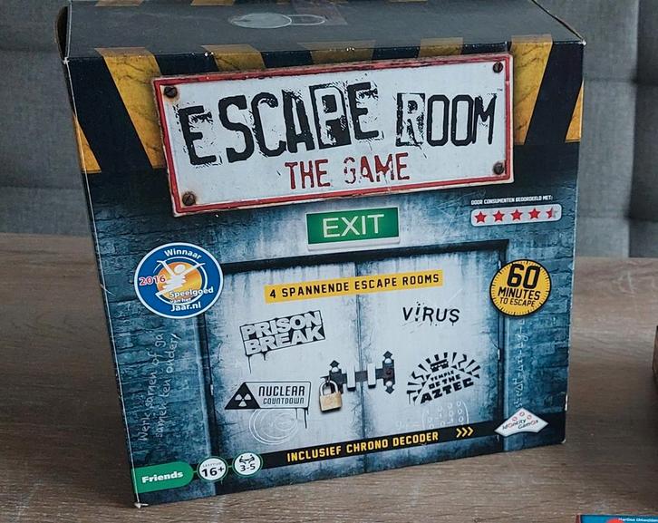 Escape room the game Exit prison break virus nuclear temple, Hobby en Vrije tijd, Gezelschapsspellen | Bordspellen, Zo goed als nieuw