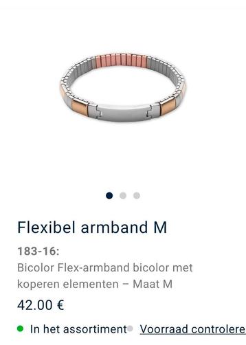 Energetix flexibele armband bicolor M van € 42 voor € 29 beschikbaar voor biedingen