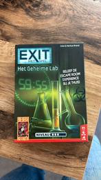 Exit het spel: het geheime lab, Hobby en Vrije tijd, Gezelschapsspellen | Overige, Ophalen of Verzenden, Zo goed als nieuw