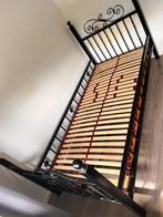 Eénpersoonsbed te koop!, Huis en Inrichting, Ophalen, 90 cm, Eenpersoons, Zwart