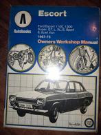 Werkleidingshandboek ford escort, Ophalen of Verzenden