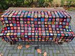 schoongewassen Granny Square Deken, Huis en Inrichting, Ophalen of Verzenden, Gebruikt