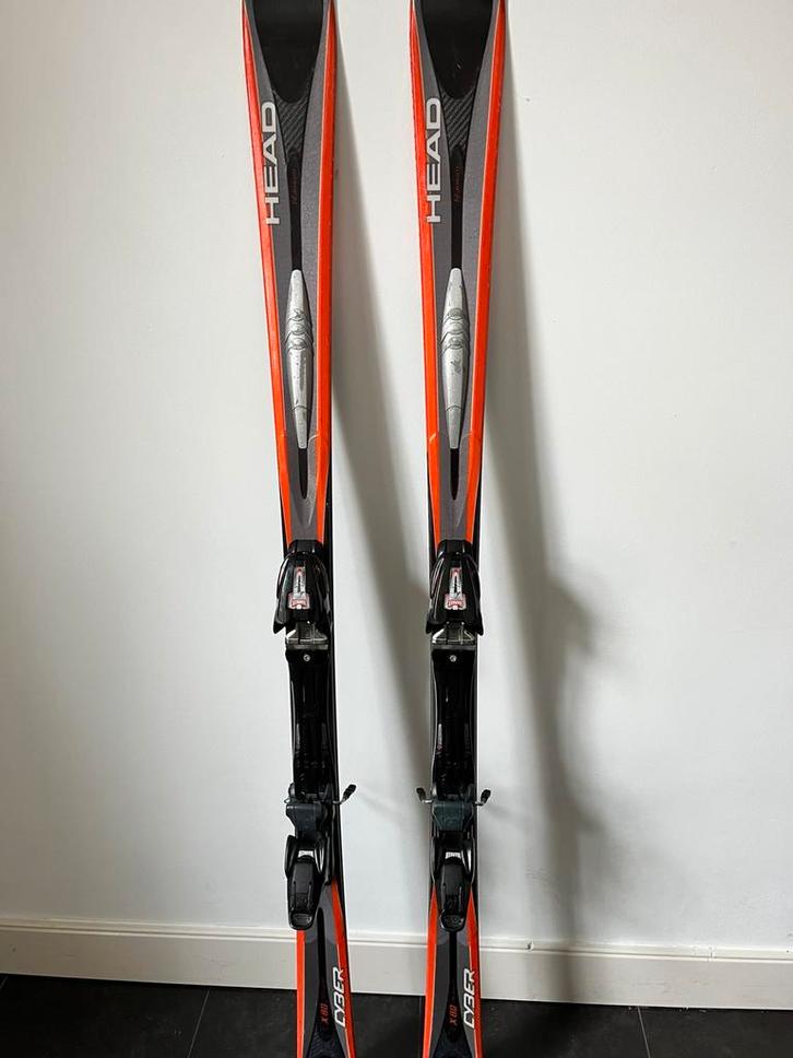 Top! Head Cyber X80 Ski's 170 cm | Marker M6.2 | Goede Staat, Sport en Fitness, Skiën en Langlaufen, Gebruikt, Ski's, Skiën, Head