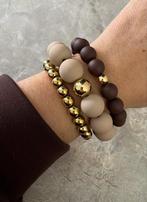 Beads Armband Beige Big, Overige kleuren, Kunststof of Plastic, Nieuw, Ophalen of Verzenden