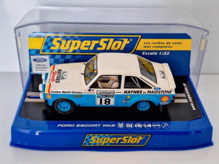 Scalextric Classic Haynes Ford Escort MK2 1979 Thropy, Kinderen en Baby's, Speelgoed | Racebanen, Nieuw, Racebaan, Elektrisch