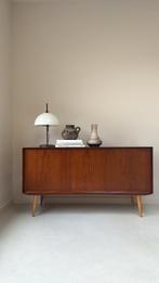 Vintage houten dressoir met 3 deurtjes van Brantorps, Huis en Inrichting, Kasten | Dressoirs, 100 tot 150 cm, Brantorps, Vintage