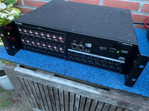 Yamaha SB168ES Ethersound Stagebox + Auvitran AVY16-ES, Audio, Tv en Foto, Professionele Audio-, Tv- en Video-apparatuur, Gebruikt