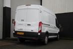 Ford Transit 350 2.0 TDCI 130PK L2H2 - EURO 6 - Airco - Navi, Auto's, Bestelauto's, Stof, 4 cilinders, Wit, Bedrijf