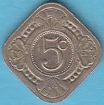 Nederlandse Antillen 5 cent 1957, Scho. 1410 in munthouder, Ophalen of Verzenden, Koningin Juliana, Losse munt, 5 cent