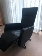 Leren relaxstoel, Huis en Inrichting, Fauteuils, Ophalen, Zo goed als nieuw, Minder dan 75 cm, 50 tot 75 cm