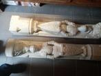Zware zeer oude pilaren, Huis en Inrichting, Haarden, Ophalen, Houthaard