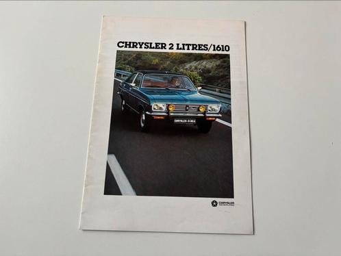 Folder Chrysler 2 litres/ 1610 1977, Boeken, Auto's | Folders en Tijdschriften, Zo goed als nieuw, Ophalen of Verzenden