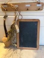 Antiek sleets keukenrekje met leitje, Ophalen of Verzenden