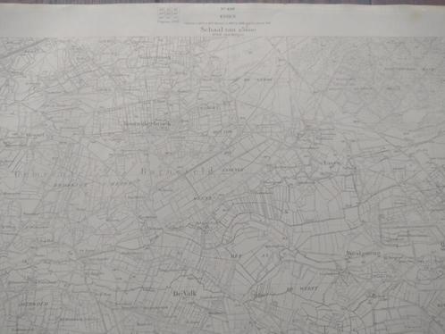 430 Essen Kootwijkerbroek Wessel Harskamp Plattegrond 1925, Antiek en Kunst, Kunst | Litho's en Zeefdrukken, Ophalen of Verzenden