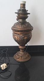 Antieke Belgische petroleumlamp, Antiek en Kunst, Antiek | Koper en Brons, Ophalen of Verzenden