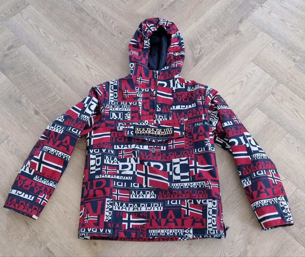 Napapijri Jas Maat 162 - Perfect voor het tussenseizoen!, Gebruikt, Jongen of Meisje, Ophalen of Verzenden, Napapijri