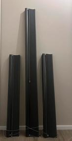 Plisségordijn antraciet, Huis en Inrichting, Ophalen, Zo goed als nieuw, Wit, 150 tot 200 cm