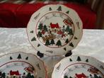 Masons mason christmas village ontbijtborden kerst, Huis en Inrichting, Keuken | Servies, Nieuw, Wedgwood, Ophalen of Verzenden