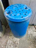Regenton wegens verhuizing 90 hoog,diameter 60 cm prijs €15, 150 liter of meer, Ophalen, Gebruikt, Kunststof