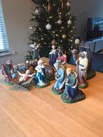 Antieke Beeldengroep geboorte Jezus zie de 11 foto’s, Ophalen, Gebruikt