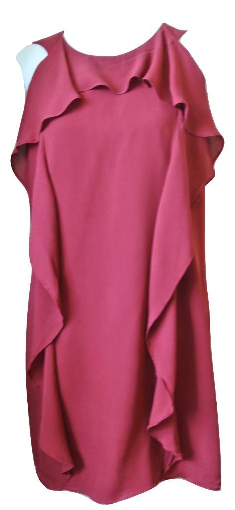 Fantastische jurk van MASSIMO DUTTI mt 38/40, Kleding | Dames, Jurken, Zo goed als nieuw, Maat 38/40 (M), Rood, Boven de knie