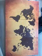 Wereldkaart canvas, Huis en Inrichting, Ophalen of Verzenden