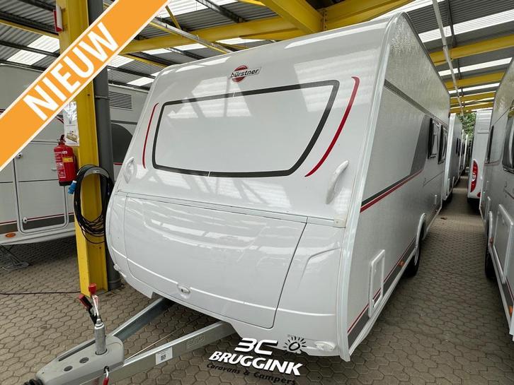 Bürstner Premio 455 TS, Caravans en Kamperen, Caravans, tot en met 4, Rondzit, Bürstner, Frans bed, Overige typen, 5 tot 6 meter