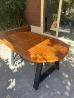 Teakhouten Tuintafel 160x90, Ophalen, Gebruikt, Teakhout, 50 tot 100 cm