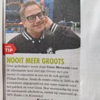 Guus Meeuwis nooit meer Groots Artikel uit 2024, Ophalen of Verzenden, 1980 tot heden, Nederland, Knipsel(s)