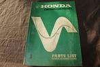 Honda CB750 CB750K1 1971 motorcycle parts list CB750 four, Ophalen of Verzenden, Honda