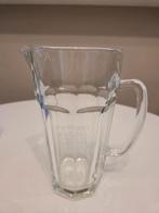 Stoere glazen waterkan 1,2 liter, Overige typen, Ophalen of Verzenden, Overige stijlen, Glas