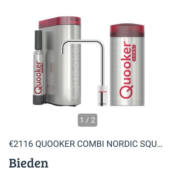 Quooker Cube met Pro 3 + Nordic Kraan - Nieuw!, Huis en Inrichting, Keuken | Keukenbenodigdheden, Nieuw, Ophalen of Verzenden