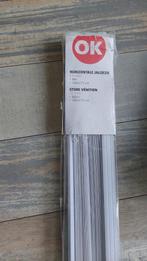 Horizontale jaloezie aluminium OK, Ophalen, 100 tot 150 cm, Wit, Nieuw