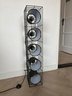 Hippe vloerlamp zwart, Huis en Inrichting, Lampen | Vloerlampen, Ophalen of Verzenden, Zo goed als nieuw, 150 tot 200 cm