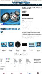 Rockford Fosgate Punch HE2 RFP4215 2 x 15 inch subwoofer, Auto diversen, Autospeakers, Gebruikt, Audio Design, Am Breilingsweg 3, 76709 Kronau, Duitsland