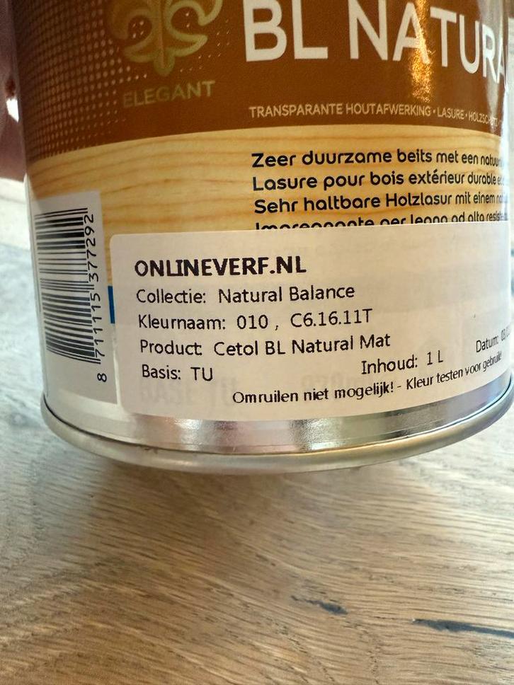 Nieuwe Sikkens Beits Noten !, Doe-het-zelf en Verbouw, Verf, Beits en Lak, Nieuw, Beits, Minder dan 5 liter, Bruin, Ophalen of Verzenden