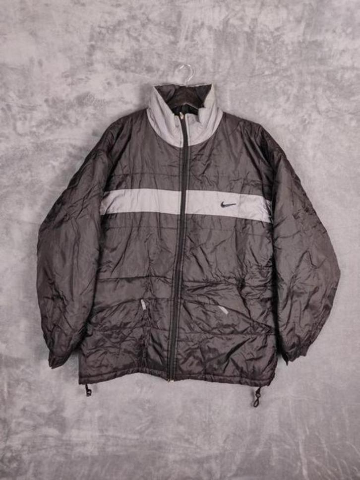 Vintage Nike Puffer Jas XXL Bootleg, Kleding | Heren, Jassen | Winter, Zo goed als nieuw, Overige maten, Zwart, Ophalen of Verzenden