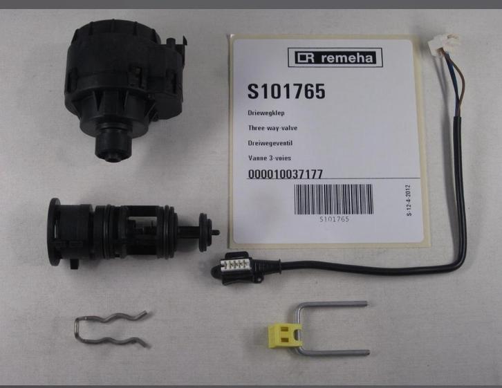 driewegklep met motor Remeha Actuator & 3‑wegklep S101765, Doe-het-zelf en Verbouw, Verwarming en Radiatoren, Nieuw, Cv-ketel of Combi-ketel