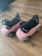 2x Fiat 500 loopauto roze, Kinderen en Baby's, Speelgoed | Buiten | Voertuigen en Loopfietsen, Gebruikt, Ophalen of Verzenden
