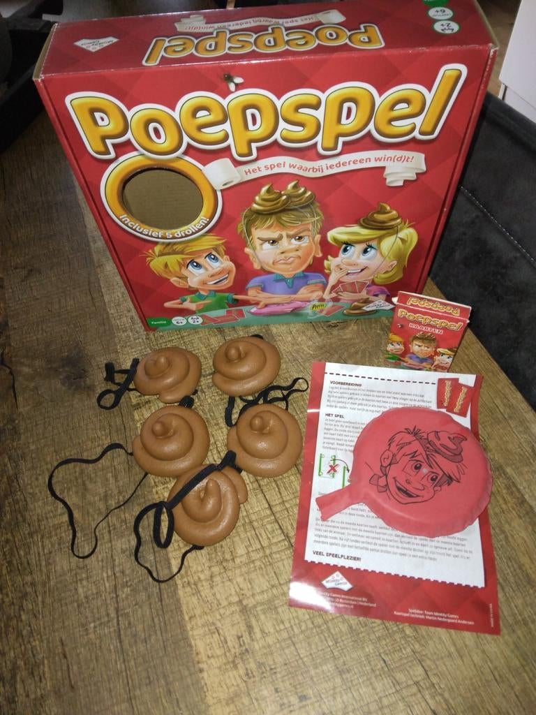 Poepspel, Ophalen of Verzenden, Zo goed als nieuw