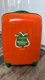 Heineken House Oranje trolley London 2012 met Wieltjes, Sieraden, Tassen en Uiterlijk, Koffers, Wieltjes, Gebruikt, Hard kunststof
