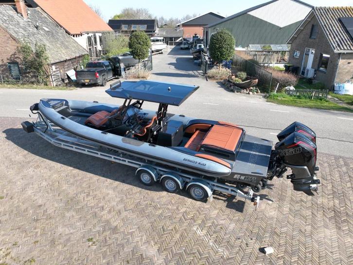 Bernico RX10 x twin Mercury 450 Racing, Watersport en Boten, Rubberboten, Gebruikt, Overige merken, Overige materialen, 200 pk of meer